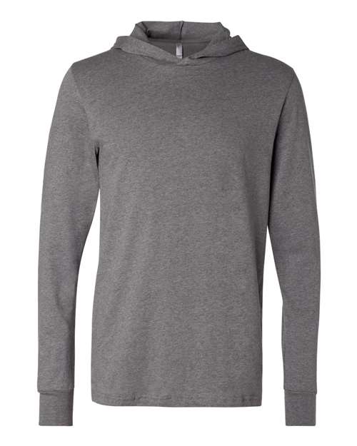 BELLA + CANVAS Unisex Jersey Hooded Long Sleeve Tee