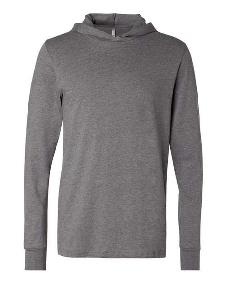 BELLA + CANVAS Unisex Jersey Hooded Long Sleeve Tee