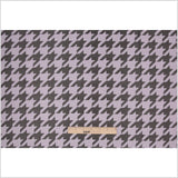 Lilac Houndstooth Polyester Brocade