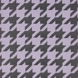 Lilac Houndstooth Polyester Brocade