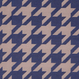 Denim Houndstooth Polyester Brocade