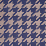 Denim Houndstooth Polyester Brocade