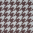 Mint Houndstooth Polyester Brocade