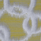 Lime Geometric Ikat Bubbles Polyester Woven