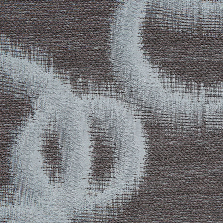 Blue Geometric Ikat Bubbles Polyester Woven