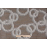 Antique Geometric Ikat Bubbles Polyester Woven