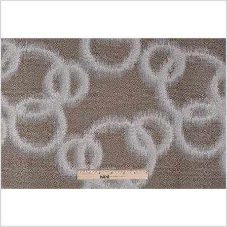 Antique Geometric Ikat Bubbles Polyester Woven