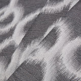 Silver Geometric Ikat Bubbles Polyester Woven