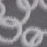 Silver Geometric Ikat Bubbles Polyester Woven