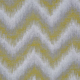 Lime Zig-Zag Geometric Polyester Woven