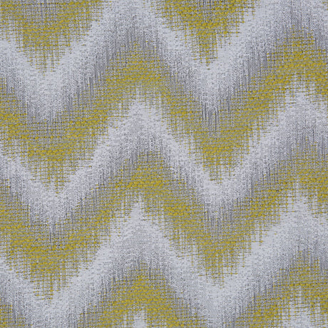 Lime Zig-Zag Geometric Polyester Woven