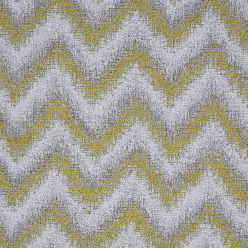 Lime Zig-Zag Geometric Polyester Woven