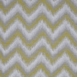 Lime Zig-Zag Geometric Polyester Woven