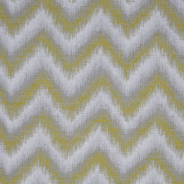 Lime Zig-Zag Geometric Polyester Woven