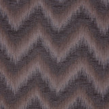 Brown Zig-Zag Geometric Polyester Woven
