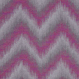 Fuchsia Zig-Zag Geometric Polyester Woven