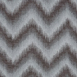 Blue Zig-Zag Geometric Polyester Woven