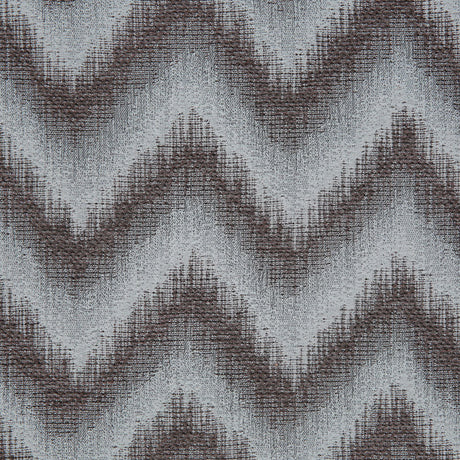 Blue Zig-Zag Geometric Polyester Woven