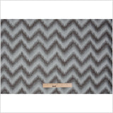 Blue Zig-Zag Geometric Polyester Woven