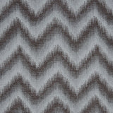 Blue Zig-Zag Geometric Polyester Woven