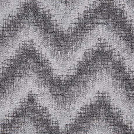 Silver Zig-Zag Geometric Polyester Woven