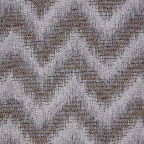 Gray Zig-Zag Geometric Polyester Woven