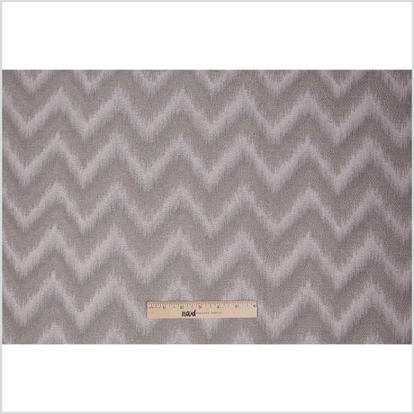 Sand Zig-Zag Geometric Polyester Woven