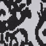 Black Geometric Polyester Brocade