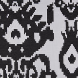 Black Geometric Polyester Brocade