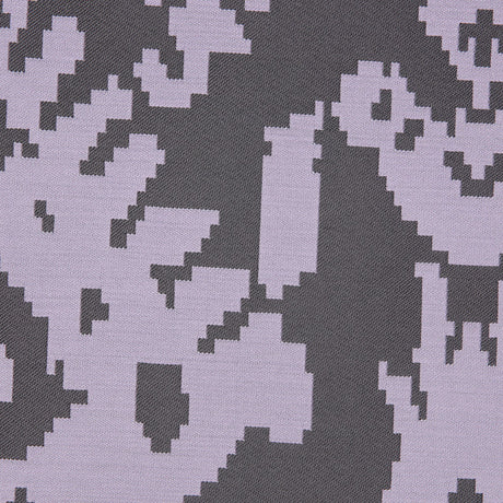 Lilac Geometric Polyester Brocade