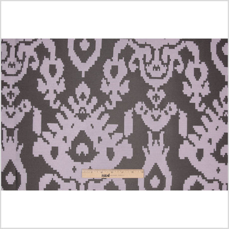 Lilac Geometric Polyester Brocade
