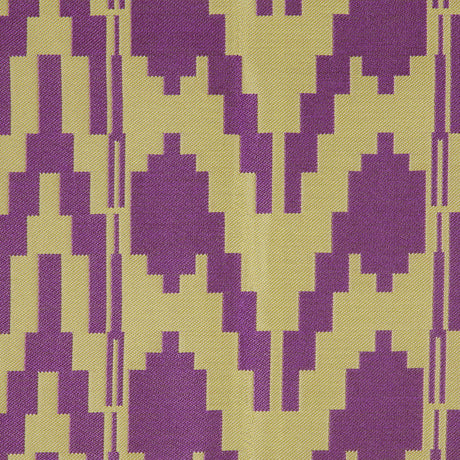 Purple Geometric Polyester Brocade