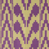 Purple Geometric Polyester Brocade