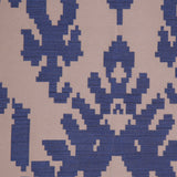 Denim Geometric Polyester Brocade
