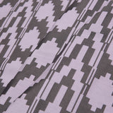 Lilac Geometric Polyester Brocade