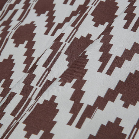 Mint Geometric Polyester Brocade