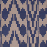 Denim Geometric Polyester Brocade