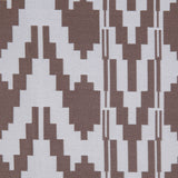 Cream Geometric Polyester Brocade