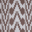 Cream Geometric Polyester Brocade