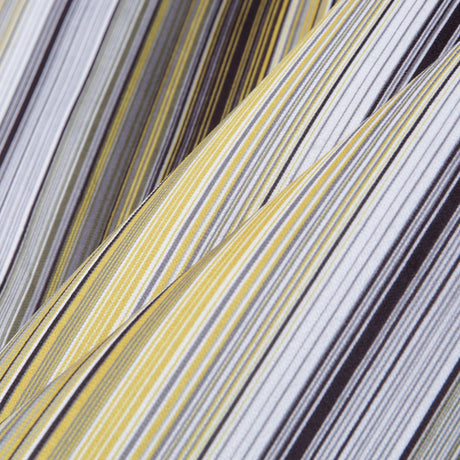 Yellow Striped Upholstery Velvet