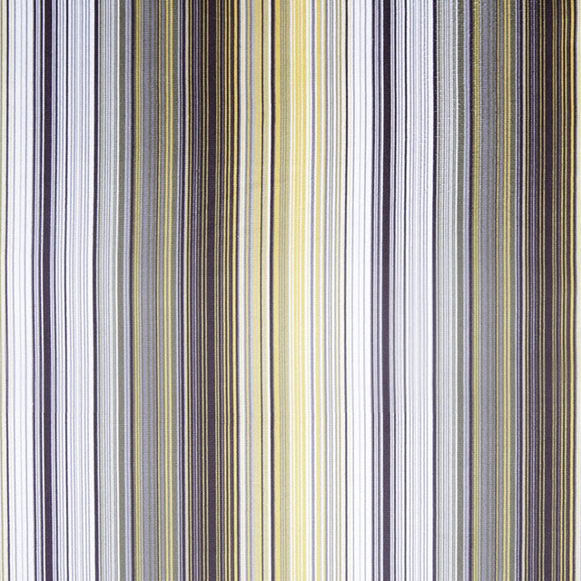 Yellow Striped Upholstery Velvet