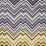 Yellow Geometric Upholstery Velvet