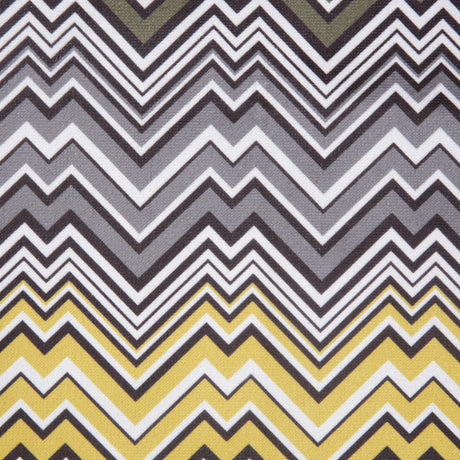 Yellow Geometric Upholstery Velvet