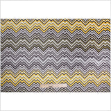 Yellow Geometric Upholstery Velvet