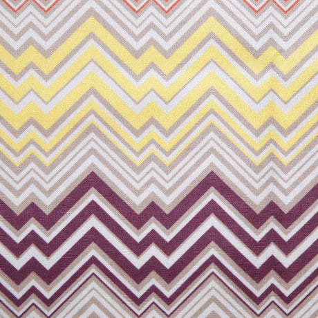 Orange Geometric Upholstery Velvet