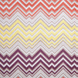 Orange Geometric Upholstery Velvet