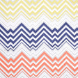 Blue Geometric Upholstery Velvet
