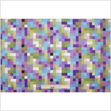 Lilac Geometric Upholstery Velvet