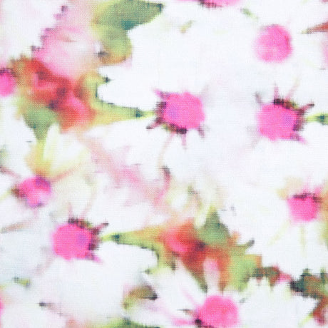 Pink Floral Upholstery Velvet
