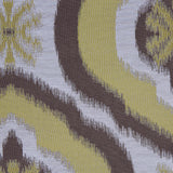 Gold Ikat Damask Polyester Woven